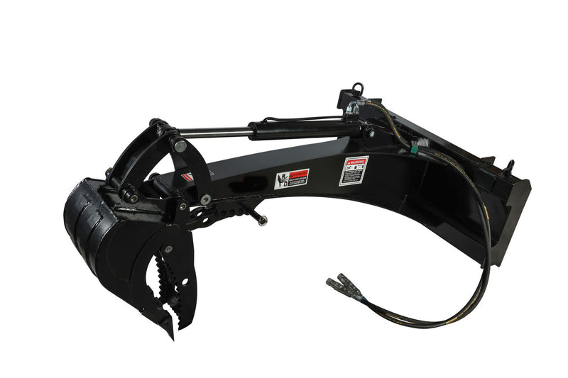 Load image into Gallery viewer, Skid Steer Backhoe Attachment with Thumb, Universal Quick Attach, 9 to 24 Inch Bucket
