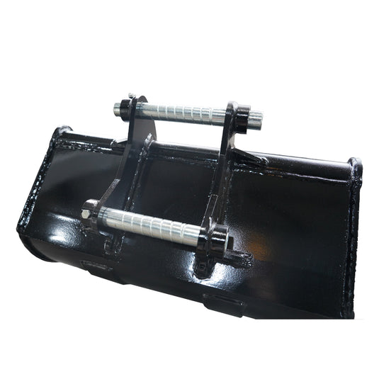 10 and 24 Inch Skid Steer Backhoe Bucket Heavy Duty Replacement Digging Bucket for Trenching and Excavating