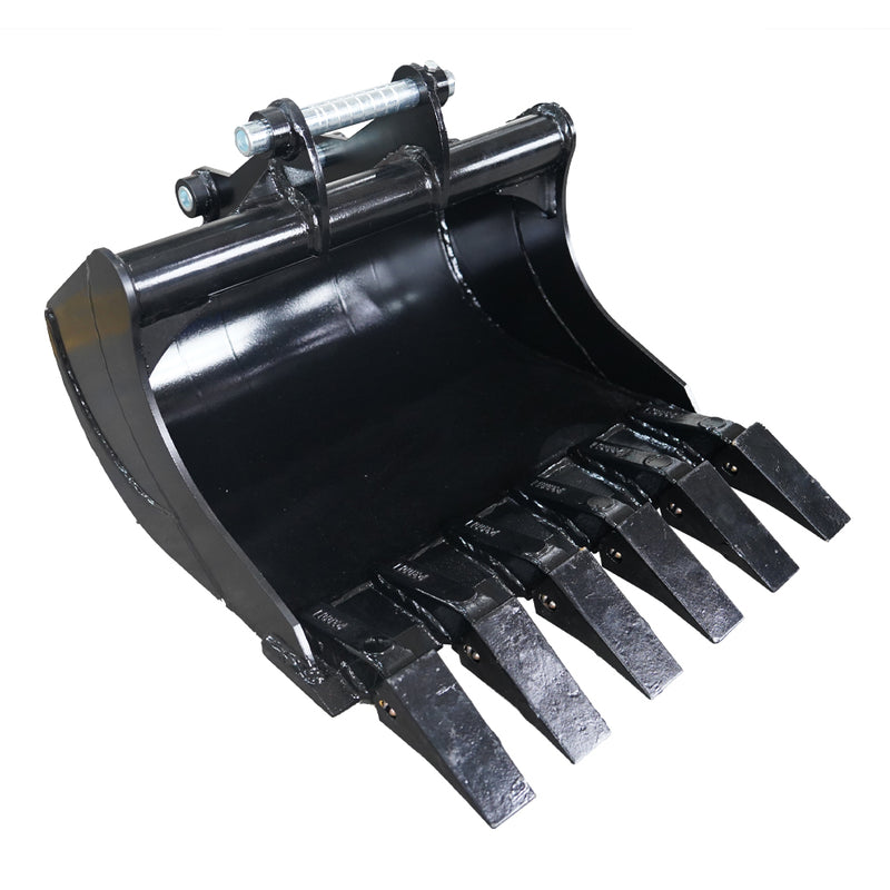 Load image into Gallery viewer, 10 and 24 Inch Skid Steer Backhoe Bucket Heavy Duty Replacement Digging Bucket for Trenching and Excavating
