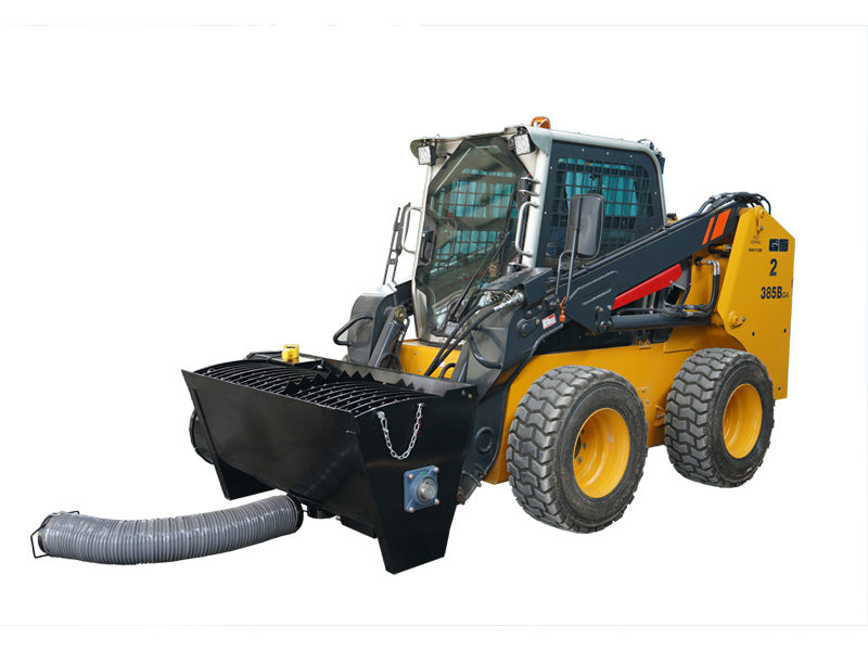 Load image into Gallery viewer, Self Loading Skid Steer Concrete Mixer Bucket Attachment 280 to 550 Liter Hydraulic Cement Mixer for Universal Skid Steers
