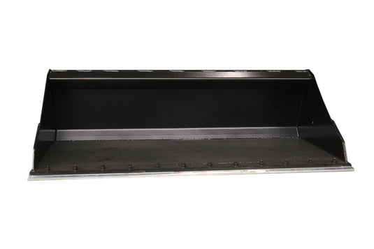 Skid Steer General Purpose Bucket, Economy GP Bucket 48 to 76 Inch, Up to 65HP