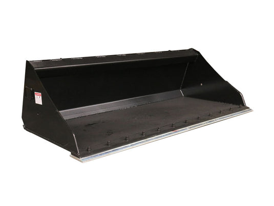 Skid Steer General Purpose Bucket, Economy GP Bucket 48 to 76 Inch, Up to 65HP