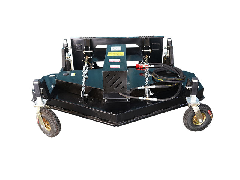 Load image into Gallery viewer, Hydraulic Finishing Mower Attachment, Heavy Duty 65 Inch Skid Steer Mower for Pasture and Large Acreage
