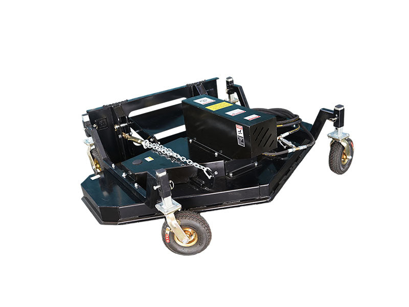 Load image into Gallery viewer, Hydraulic Finishing Mower Attachment, Heavy Duty 65 Inch Skid Steer Mower for Pasture and Large Acreage
