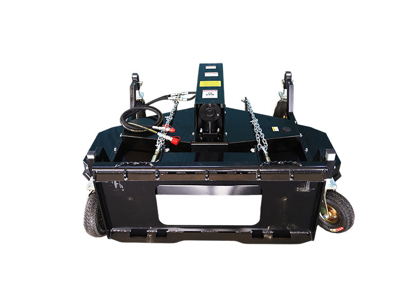 Load image into Gallery viewer, Hydraulic Finishing Mower Attachment, Heavy Duty 65 Inch Skid Steer Mower for Pasture and Large Acreage
