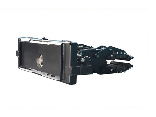 Skid Steer Heavy Duty Pole Setter Attachment Double Cylinder Rotating 610kg