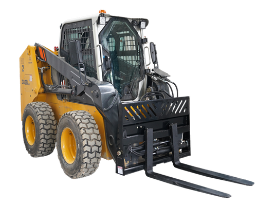 Hydraulic Positioning Skid Steer Pallet Forks, Class 2A 2000kg Heavy Duty Fork Attachment MP1140