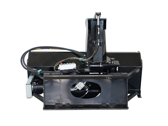 Skid Steer Hydraulic Snow Blower Attachment 72 Inch No Shear Pin 40ft Throw