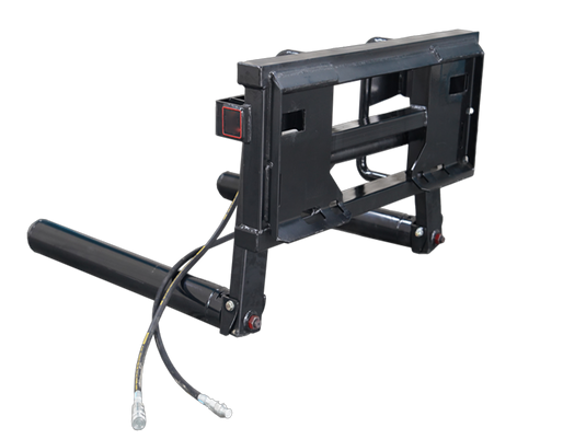Skid Steer Hydraulic Bale Lifter Handler Round Square Bale Roller Tube Quick Attach S-HSBH