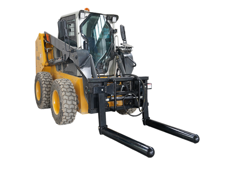Indlæs billede i Gallery Viewer, Skid Steer Hydraulic Bale Lifter Handler Round Square Bale Roller Tube Quick Attach S-HSBH
