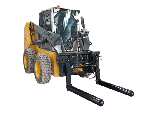 Skid Steer Hydraulic Bale Lifter Handler Round Square Bale Roller Tube Quick Attach S-HSBH