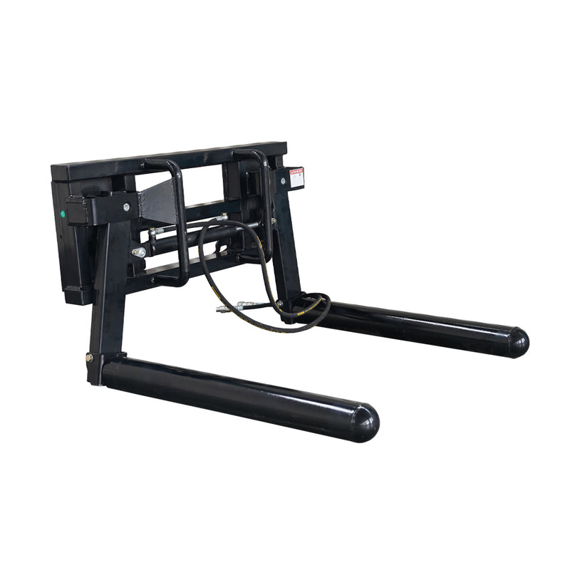 Indlæs billede i Gallery Viewer, Skid Steer Hydraulic Bale Lifter Handler Round Square Bale Roller Tube Quick Attach S-HSBH
