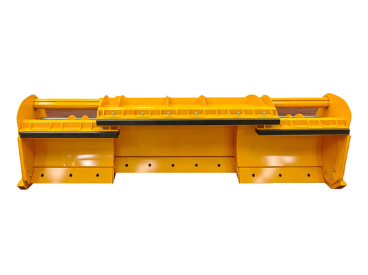 Skid Steer Snow Pusher Attachment 84-144 Inch Hydraulic Expandable Heavy Duty