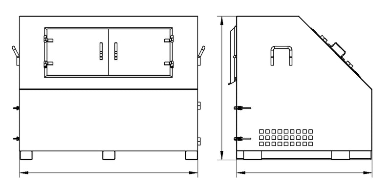Load image into Gallery viewer, Skid Steer Waste Incinerator Attachment Portable Refuse Burner 1.47m3
