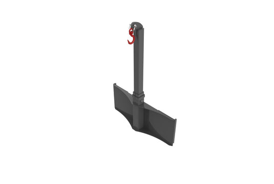 Mini Loader Lifting Jib Attachment 1000kg Heavy Duty Crane Arm