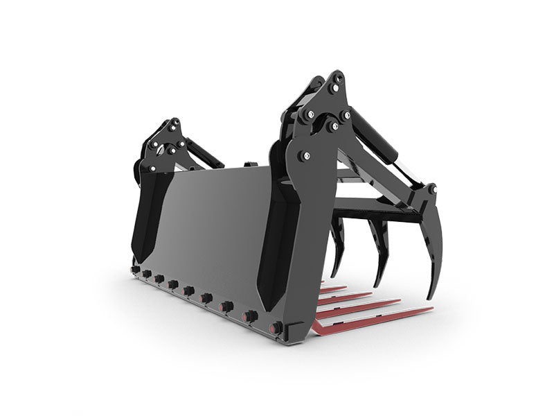 Indlæs billede i Gallery Viewer, Skid Steer Hydraulic Manure Fork Grapple 11 Tine Quick Attach Silage Utility S-MF2130GR
