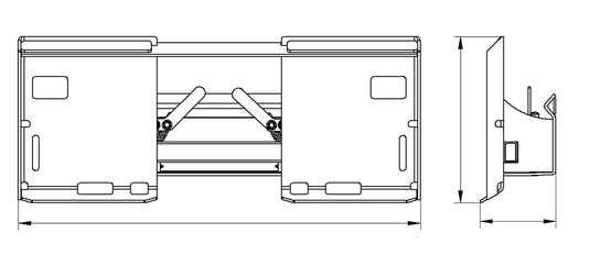 Adapter Skid Steer to Mini Skid Steer