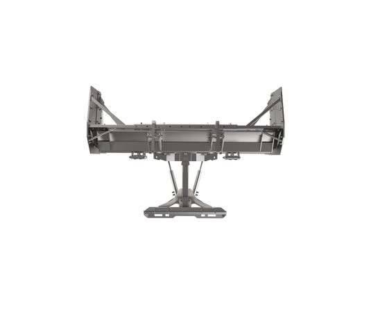 Skid Steer Snow Pusher Attachment with Hydraulic Angle, Adjustable Width 96"-108"  2-in-1 Snow Pusher & Collector