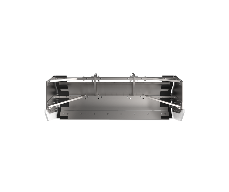 Indlæs billede i Gallery Viewer, Skid Steer Snow Pusher Attachment with Hydraulic Angle, Adjustable Width 96"-108"  2-in-1 Snow Pusher &amp; Collector
