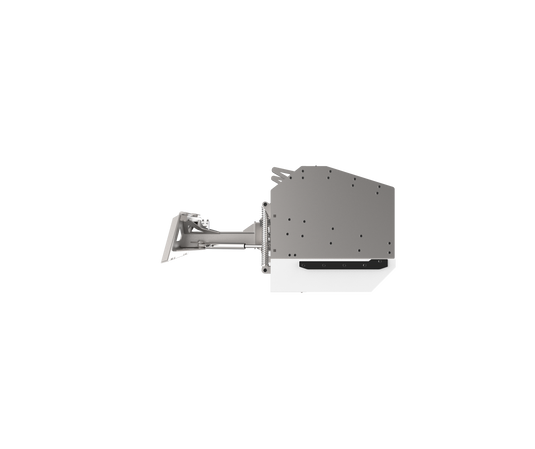 Skid Steer Snow Pusher Attachment with Hydraulic Angle, Adjustable Width 96"-108"  2-in-1 Snow Pusher & Collector