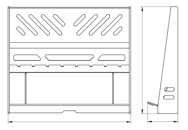 Load image into Gallery viewer, 34 Inch Mini Skid Steer Pallet Forks Attachment 1000kg Capacity

