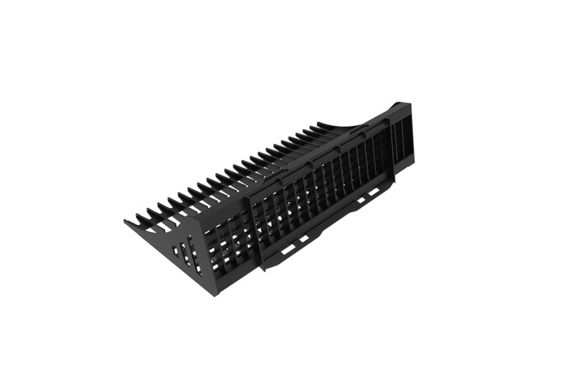 Load image into Gallery viewer, Skid Steer Heavy Duty Rock Bucket 72-96 Inch Flat Bar Design for Back Blading and Sand Sifting
