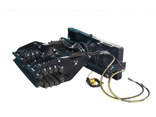 Skid Steer Pole Setter Attachment Double Cylinder Rotating 540kg