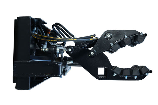 Skid Steer Pole Setter Attachment Double Cylinder Rotating 540kg