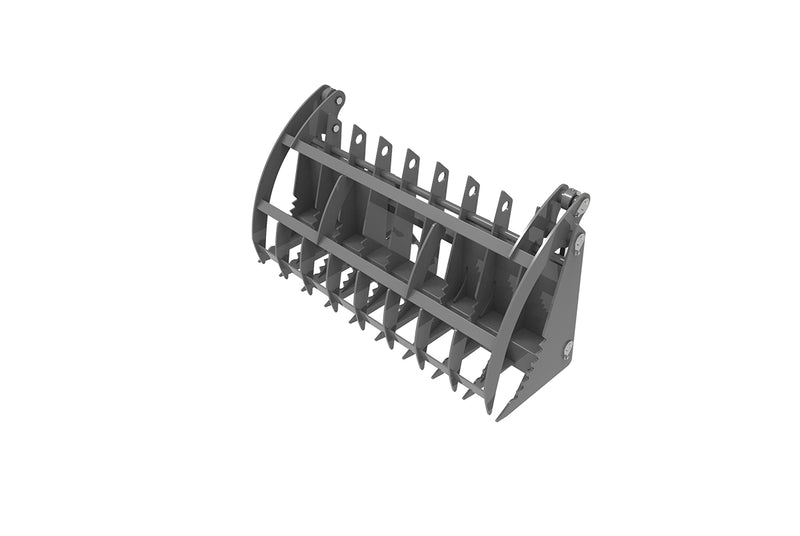 Indlæs billede i Gallery Viewer, 64 and 72 Inch Skid Steer Root Grapple Rake Attachment Heavy Duty Forestry Grapple for Brush and Land Clearing
