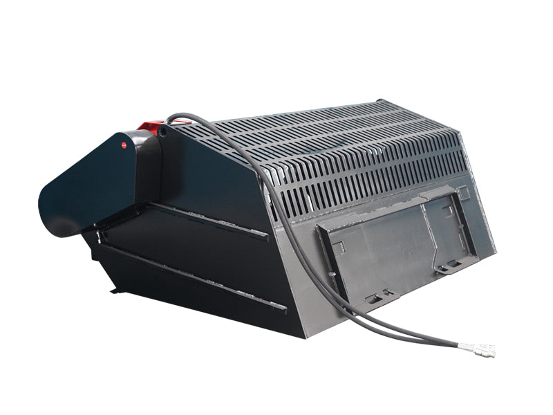 Load image into Gallery viewer, Skid Steer Rock Picker Attachment Hydraulic 72 Inch High Carbon Steel Tines
