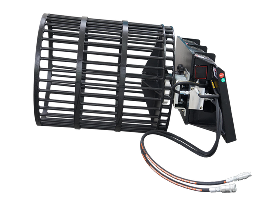 Skid Steer Rotary Rock Picker Attachment