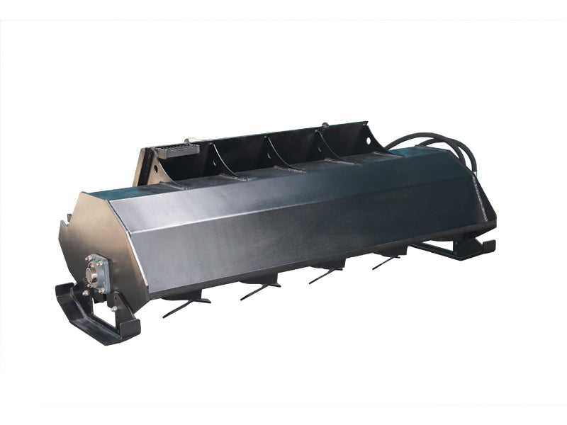 Carregue imagem no visualizador da galeriaSkid Steer Rotary Tiller Attachment 72 Inch Bi-Directional Replaceable Hardened Tines
