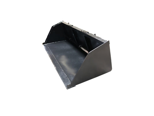 Skid Steer Snow and Mulch Bucket 68-102 Inch High Capacity Multi Purpose for Snow Dirt Gravel and Mulch