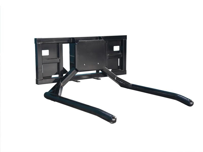 Indlæs billede i Gallery Viewer, Skid Steer Bale Lifter Handler Roller Tube Silage Wrap Protection 1000kg Quick Attach S-SBH
