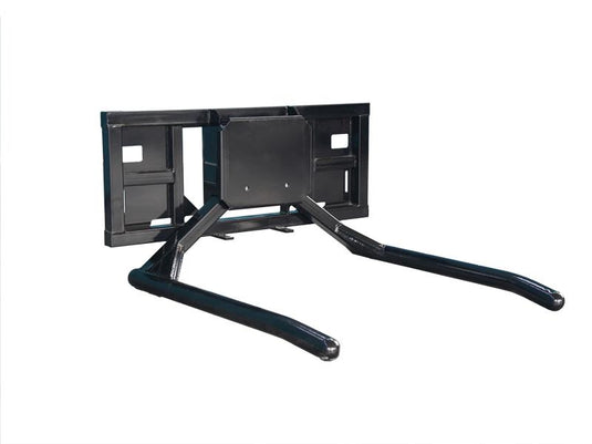 Skid Steer Bale Lifter Handler Roller Tube Silage Wrap Protection 1000kg Quick Attach S-SBH