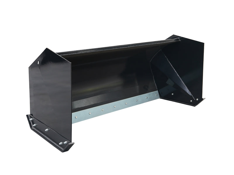 Load image into Gallery viewer, Skid Steer Snow Pusher Attachment 84 to 120 Inch Rubber Edge Containment
