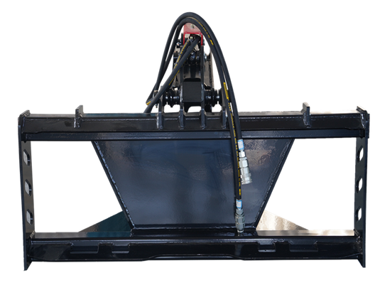 Extreme Duty Skid Steer Stump Bucket Grapple Attachment Root Removal