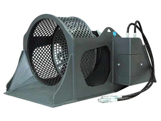 Skid Steer Screening Bucket Attachment Soil Separation Sieve 0.3 to 0.8m3