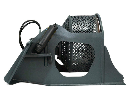 Skid Steer Screening Bucket Attachment Soil Separation Sieve 0.3 to 0.8m3