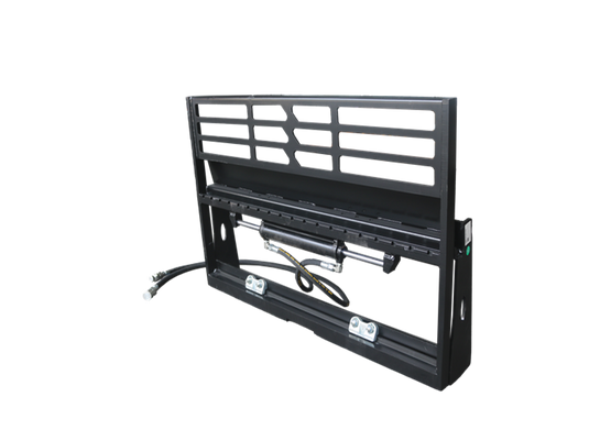 Hydraulic Side Shift Pallet Forks for Skid Steer, Class 2A 2000kg Fork Attachment with 150mm Side Shifter