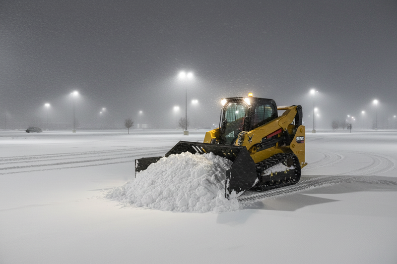 Load image into Gallery viewer, Skid Steer Snow Wing Bucket 91 Inch Hydraulic Retractable Wings for Large Area Snow Removal and Truck Dumping
