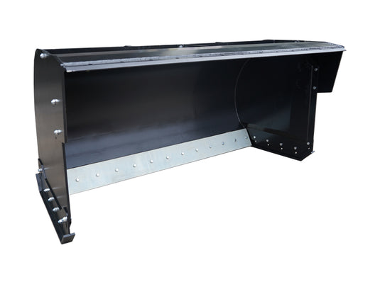 Skid Steer Trip Edge Snow Pusher Attachment Curved Moldboard 84 96 108 Inch