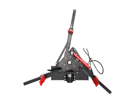 Skid Steer Hydraulic Tire Grabber Attachment Three Arm 1800kg 50 Degree Rotation