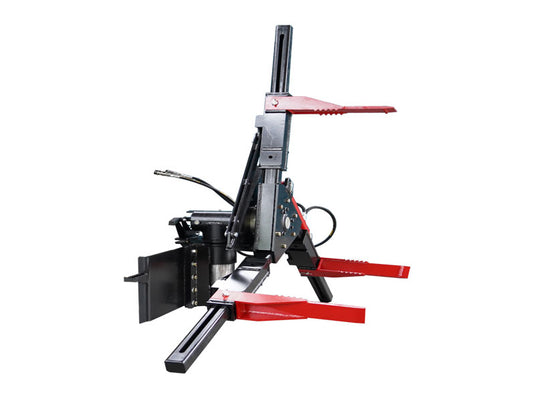 Skid Steer Hydraulic Tire Grabber Attachment Three Arm 1800kg 50 Degree Rotation