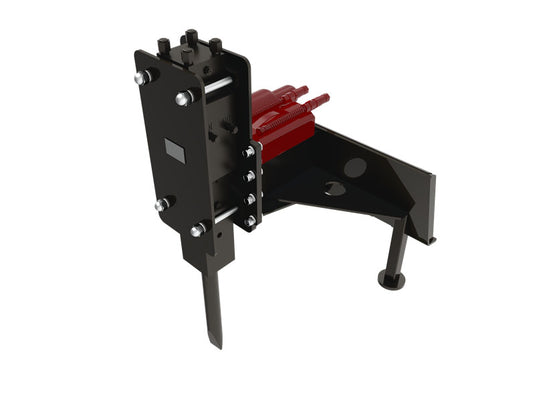 Skid Steer Hydraulic Concrete Breaker Attachment Vertical Type Demolition Rock 3 Tools S-VBH