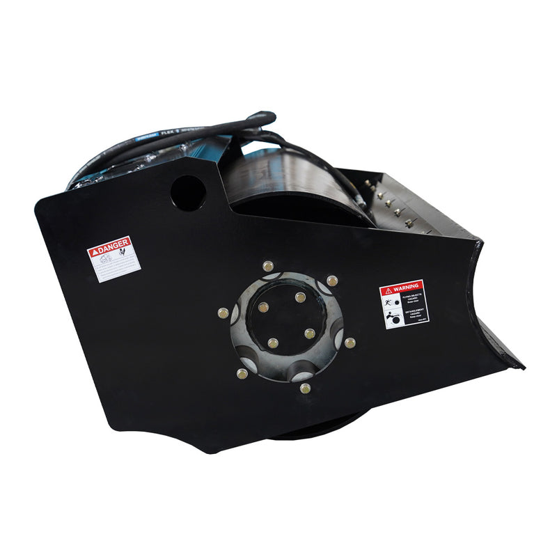 Load image into Gallery viewer, Skid Steer Vibratory Roller Attachment 72 Inch Hydraulic Drum Soil Compaction
