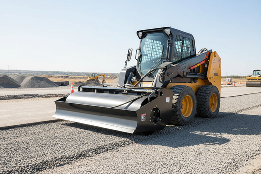 Skid Steer Vibratory Roller Attachment 72 Inch Hydraulic Drum Soil Compaction