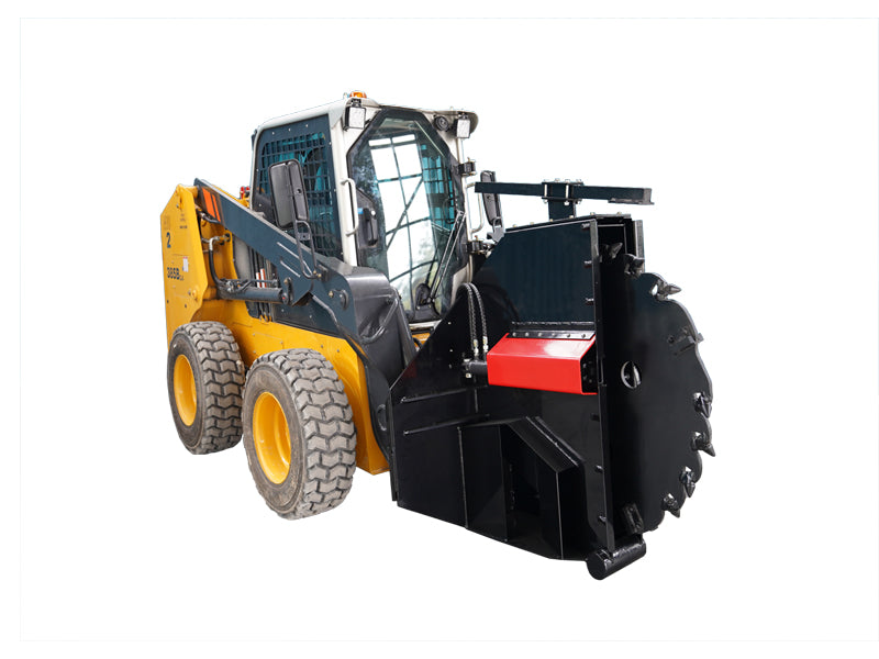 Load image into Gallery viewer, Skid Steer Wheel Saw Attachment Concrete Asphalt Cutting 14 Inch 450mm Depth
