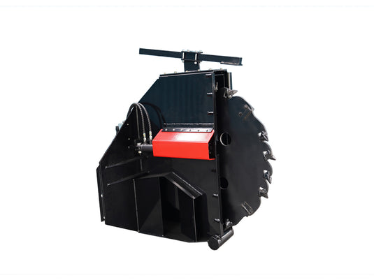 Skid Steer Wheel Saw Attachment Concrete Asphalt Cutting 14 Inch 450mm Depth