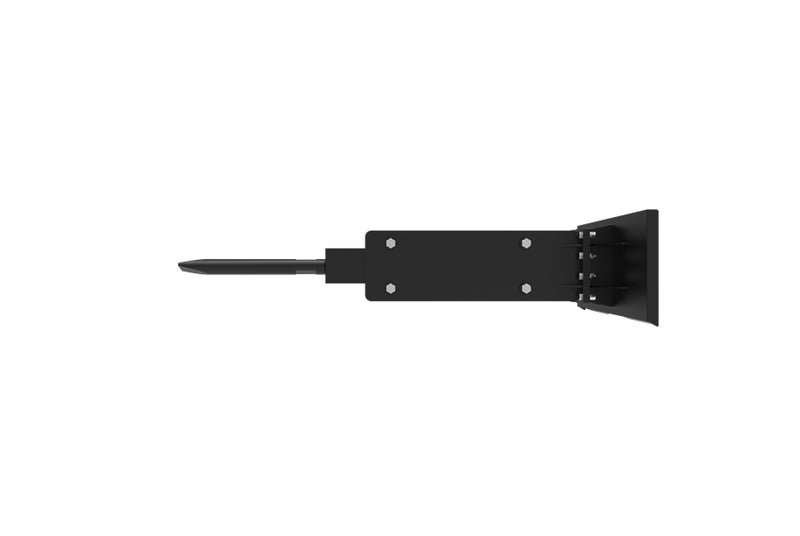 Load image into Gallery viewer, Skid Steer Horizontal Hydraulic Breaker Hammer Demolition Concrete Asphalt Rock Breaking Attachment
